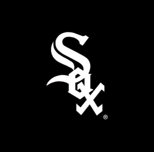 A Black And White Sign That Says Sox Win On It GIF