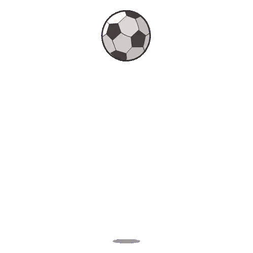 a black and white soccer ball is flying through the air on a white background .