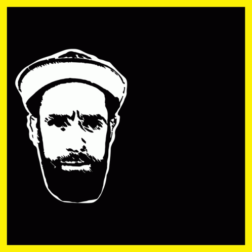 A Black And Yellow Advertisement For Patrick Bin Nait GIF