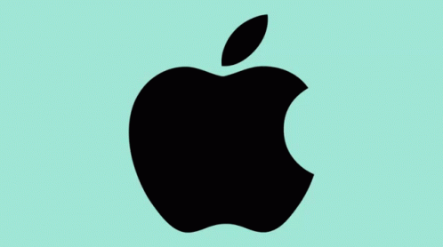 A Black Apple With A Green Android Inside GIF