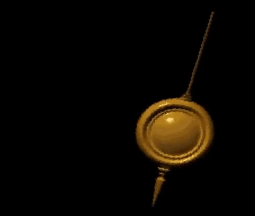A Black Background With A Clock And The Words " Chrono Trigger " On It GIF