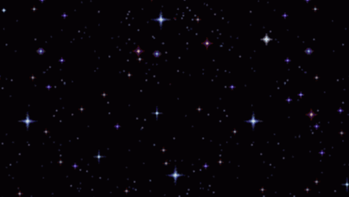 A Black Background With A Lot Of Stars Floating In The Air GIF