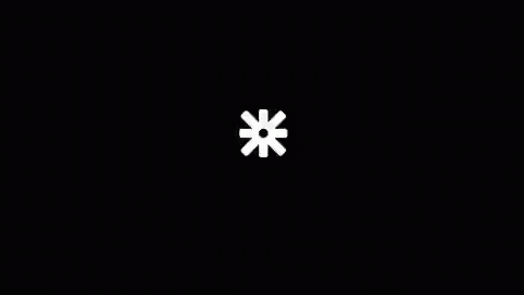A Black Background With A White Icon Of A Tower And A Star . GIF