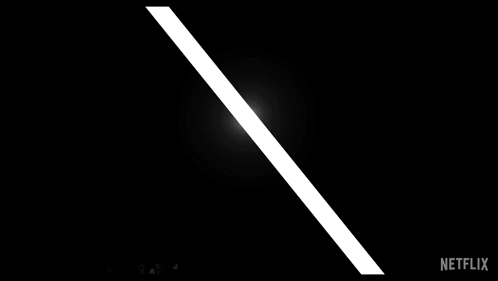 A Black Background With A White Stripe And The Word Netflix At The Bottom GIF