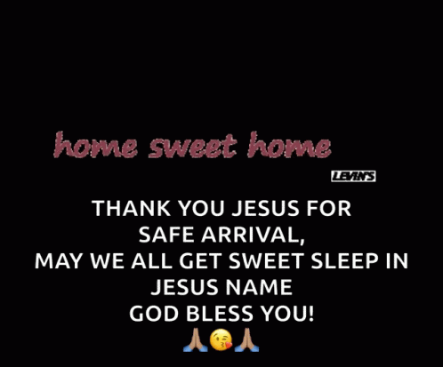 A Black Background With The Words Home Sweet Home Written On It GIF