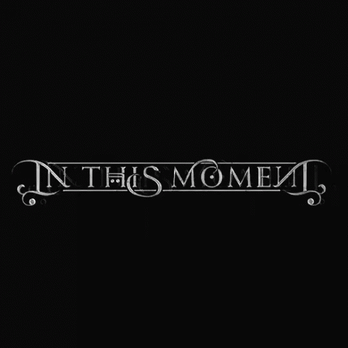 A Black Background With The Words In This Moment Written In White GIF