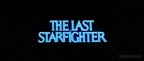 The Last Starfighter On Black Background GIF