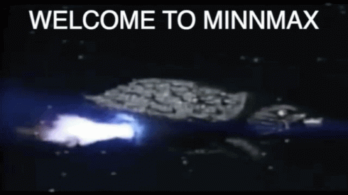 a black background with the words welcome to minnmax