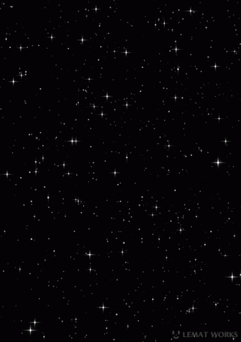 A Black Background With White Stars On It GIF