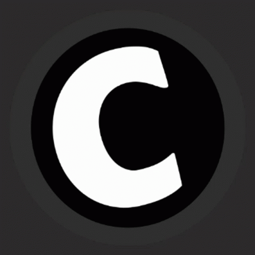 A Black Circle With A White Circle In The Center GIF