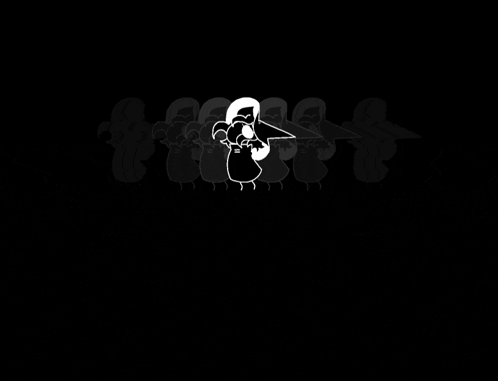 A Black Screen With A Cartoon Character And The Words You Died On It GIF