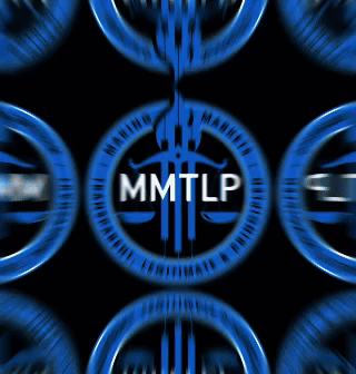 A Blue And Black Logo That Says Mmtlp On It GIF