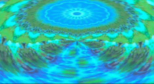 A Blue And Purple Background With A Circle In The Middle . GIF