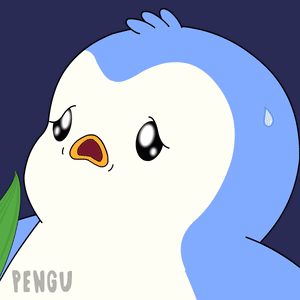 A Blue And White Penguin With The Words Go Away Behind Him GIF