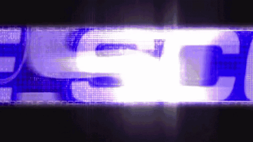 A Blue And White Sign With The Letters S And H GIF