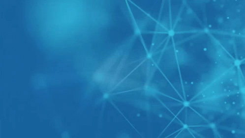 A Blue Background With A Grid Of Lines And Dots GIF