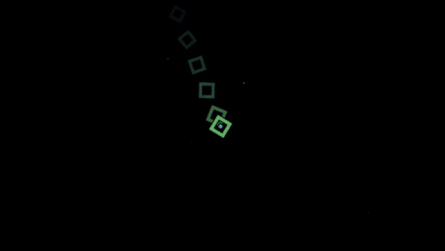 A Blue Background With A Square In The Middle Of The Water GIF