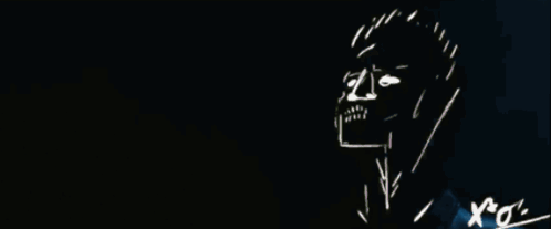A Blue Background With A White Stripe On The Bottom GIF