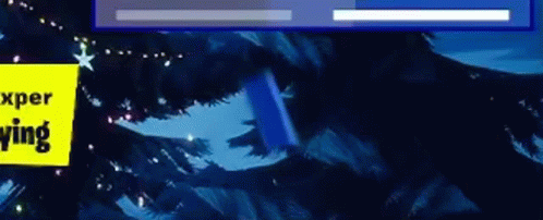 A Blue Background With A Yellow Sign That Says ' Xper Ying ' On It GIF