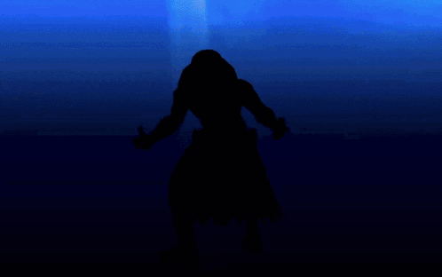 a blue background with smoke coming out of a mountain