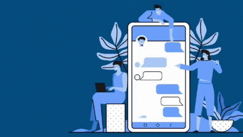 A Blue Background With Text Bank For Pete 20 GIF