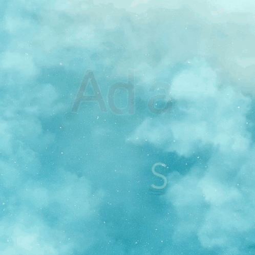 Blue Background Ada In Red Letters GIF