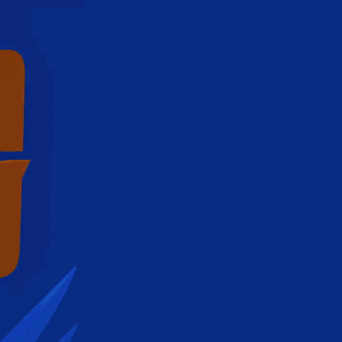 A Blue Background With The Word Goa In Yellow Letters GIF