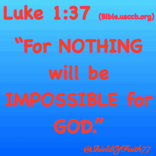 A Blue Background With The Words " Nothing Be Ible For D " On It GIF
