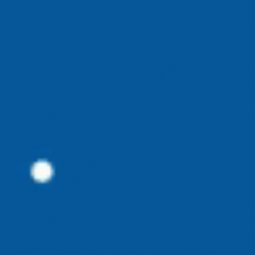 A Blue Background With White Circles On It GIF