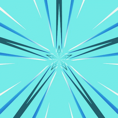 A Blue Background With White Lines And A Star In The Middle GIF