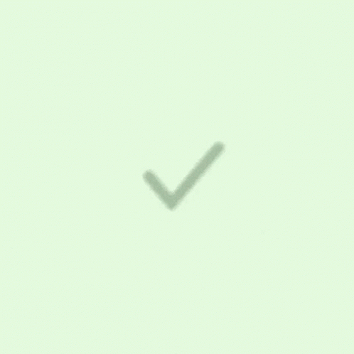 A Blue Check Mark Icon On A Green Background . GIF