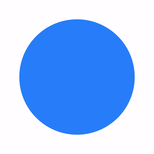 A Blue Circle With A White Compass With A Star In The Center GIF