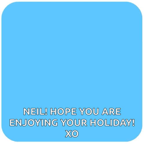 A Blue Poster That Says Happy Passover Neil Hope You Are Enjoying Your Holiday Xo GIF