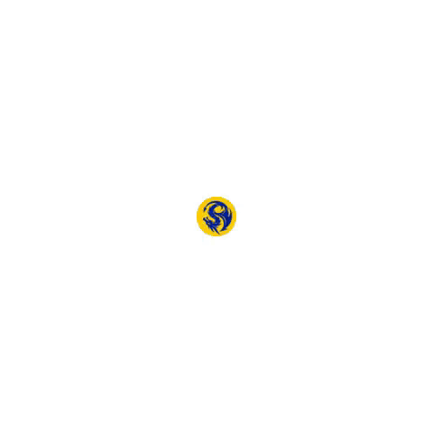A Blue Sign With A Yellow Dragon And The Word Zmajevi GIF