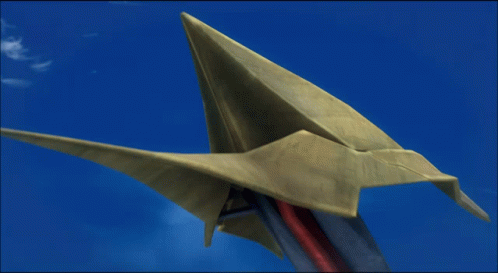 A Blue Sphere Is Being Thrown In The Air By A Sword GIF