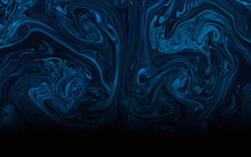 A Blue Swirl On A Dark Background With A Swirl In The Middle GIF