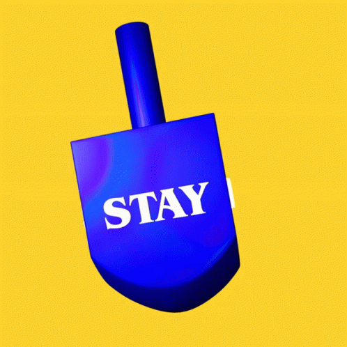 A Blue Top With The Word Stay On It GIF