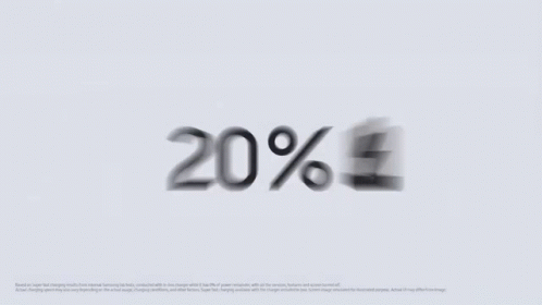 A Blurred Image Of A 20 % Discount Sign On A White Background . GIF