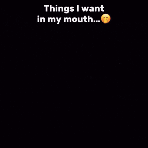 A Blurred Image Of A Chocolate Chip Cookie With The Words Things I Want In My Mouth GIF