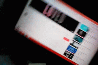 A Blurred Image Of A Computer Screen With The Word Youtube GIF