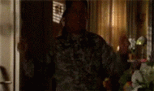 Blurred Image Of Man In Military Uniform GIF