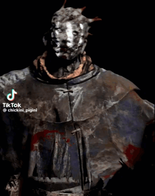 a blurred image of a man with a mask on his face .