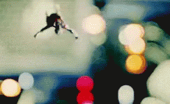 Blurred Image Of Person Flying Through Air GIF
