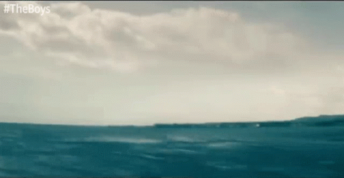 A Blurry Picture Of A Body Of Water With #Theboys Written On The Bottom Right GIF