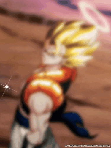 A Blurry Picture Of A Cartoon Character With The Number 00 On It GIF