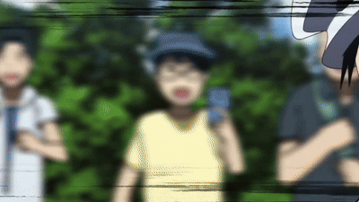 Blurry Group Of People In Park GIF