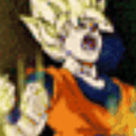 A Blurry Picture Of A Person 'S Face With A Yellow Shirt On GIF