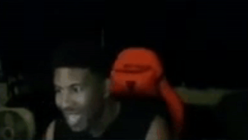 A Blurry Picture Of A Person With The Word Eeleebee On The Bottom Right GIF