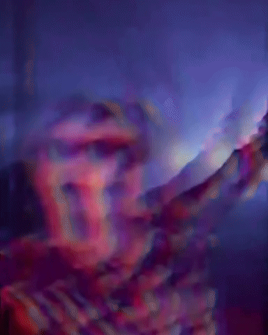 A Blurry Picture Of A Person With The Words " I Do Not " On The Bottom GIF