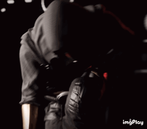 A Blurry Picture Of A Person With The Words Imgplay Visible GIF